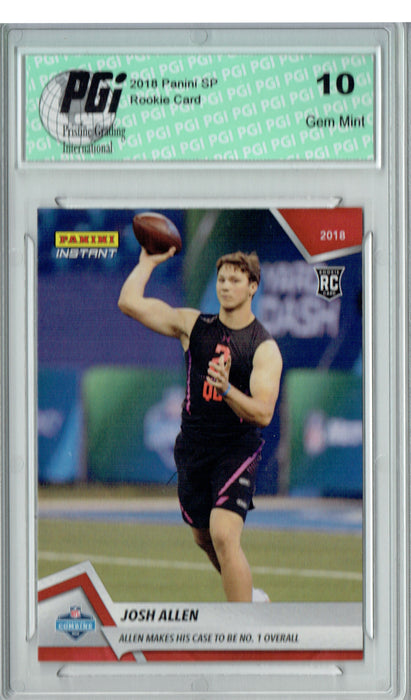 Josh Allen 2018 Panini Instant #2 Only 467 Made Rookie Card PGI 10