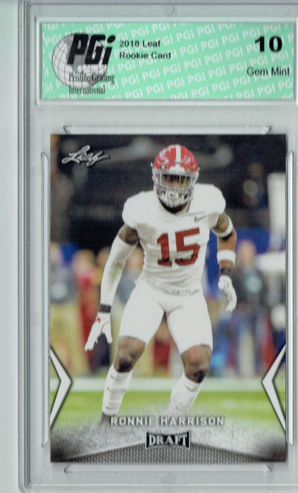 Ronnie Harrison 2018 Leaf Draft #51 Rookie Card PGI 10