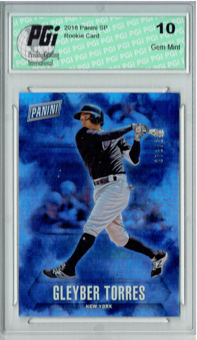 Gleyber Torres 2018 Panini SP #GT Only 399 Made Rookie Card PGI 10