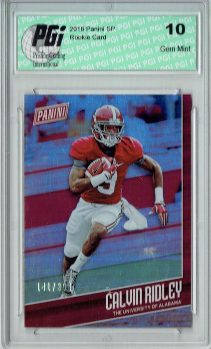 Calvin Ridley 2018 Panini SP #FB6 Only 399 Made Rookie Card PGI 10