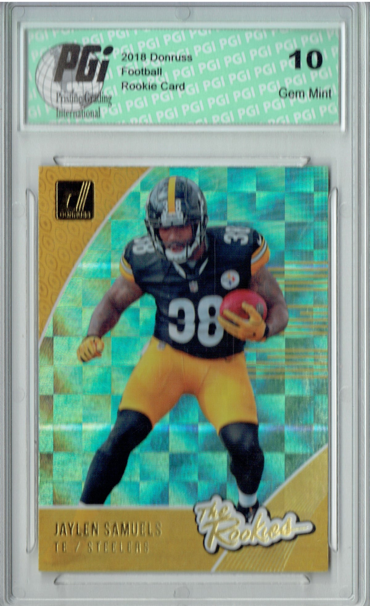 Jaylen Samuels 2018 Donruss #R-34 The Rookies SP Rookie Card PGI