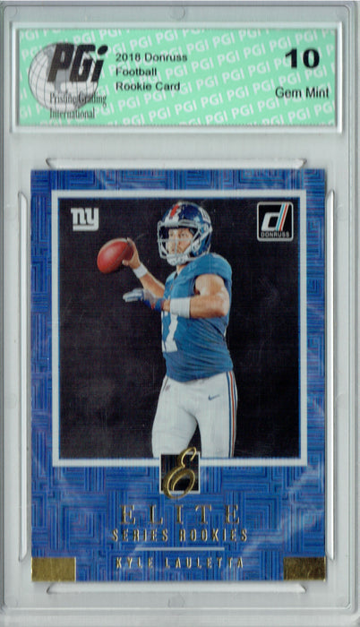 Kyle Lauletta 2018 Donruss #ESR-28 Elite Series Rookie Card PGI 10