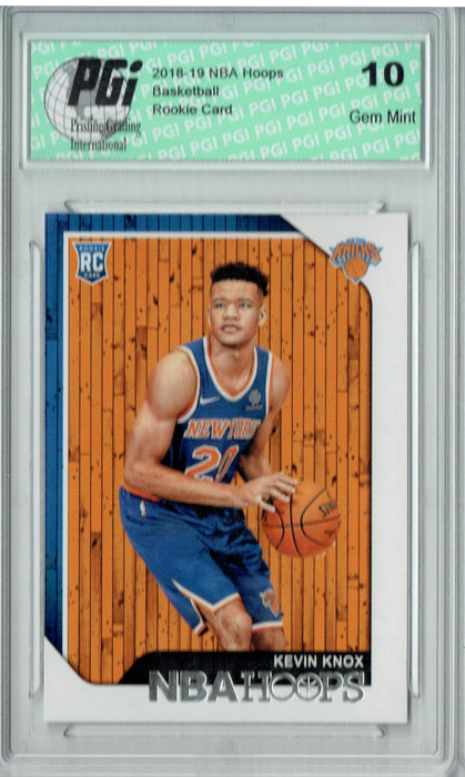 Kevin Knox 2018 NBA Hoops #242 Rookie Card PGI 10