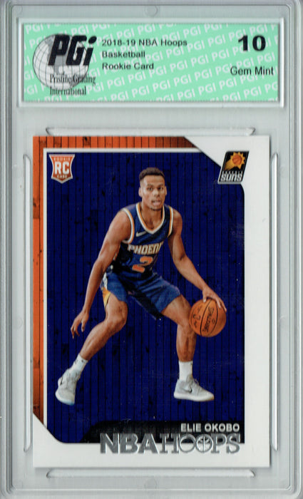 Elie Okobo 2018 NBA Hoops #261 Rookie Card PGI 10