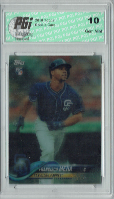 Francisco Mejia 2018 Topps 3D #35 Just 269 Cards Made Rookie Card PGI 10