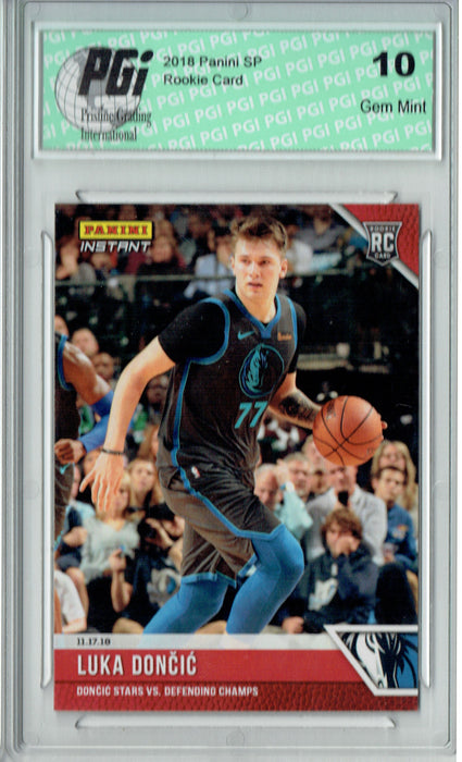 Luka Doncic 2018 Panini Instant #41 Only 137 Ever Made Rookie Card PGI 10
