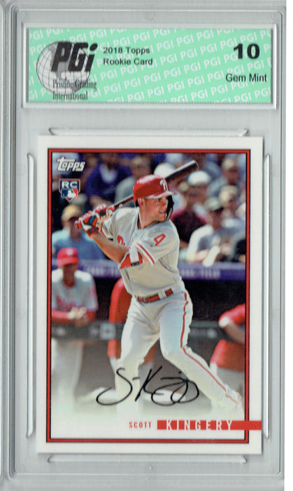 Scott Kingery 2018 Topps Rookie Review #3 1435 Made Rookie Card PGI 10