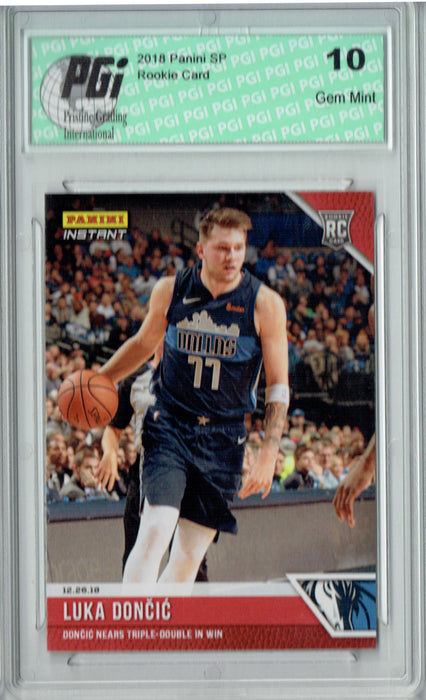 Luka Doncic 2018 Panini Instant #61 Only 156 Ever Made Rookie Card PGI 10
