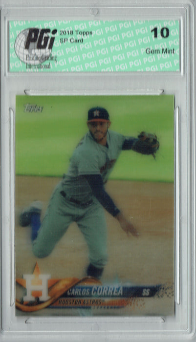 Carlos Correa 2018 Topps On Demand 3D #38 Only 269 Made Card PGI 10