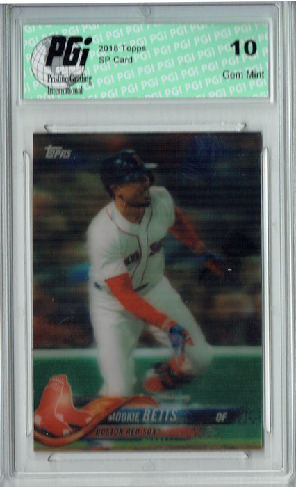 Mookie Betts 2018 Topps On Demand #18 3D Only 269 Made Card PGI 10
