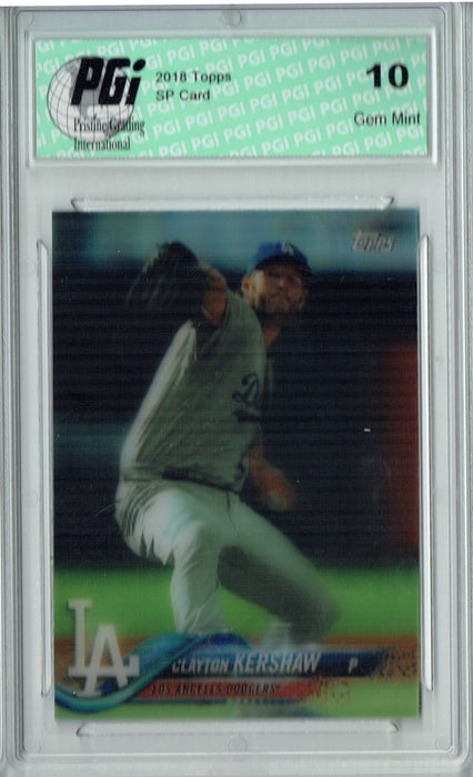 Clayton Kershaw 2018 Topps On Demand 3D #28 Only 269 Made Card PGI 10