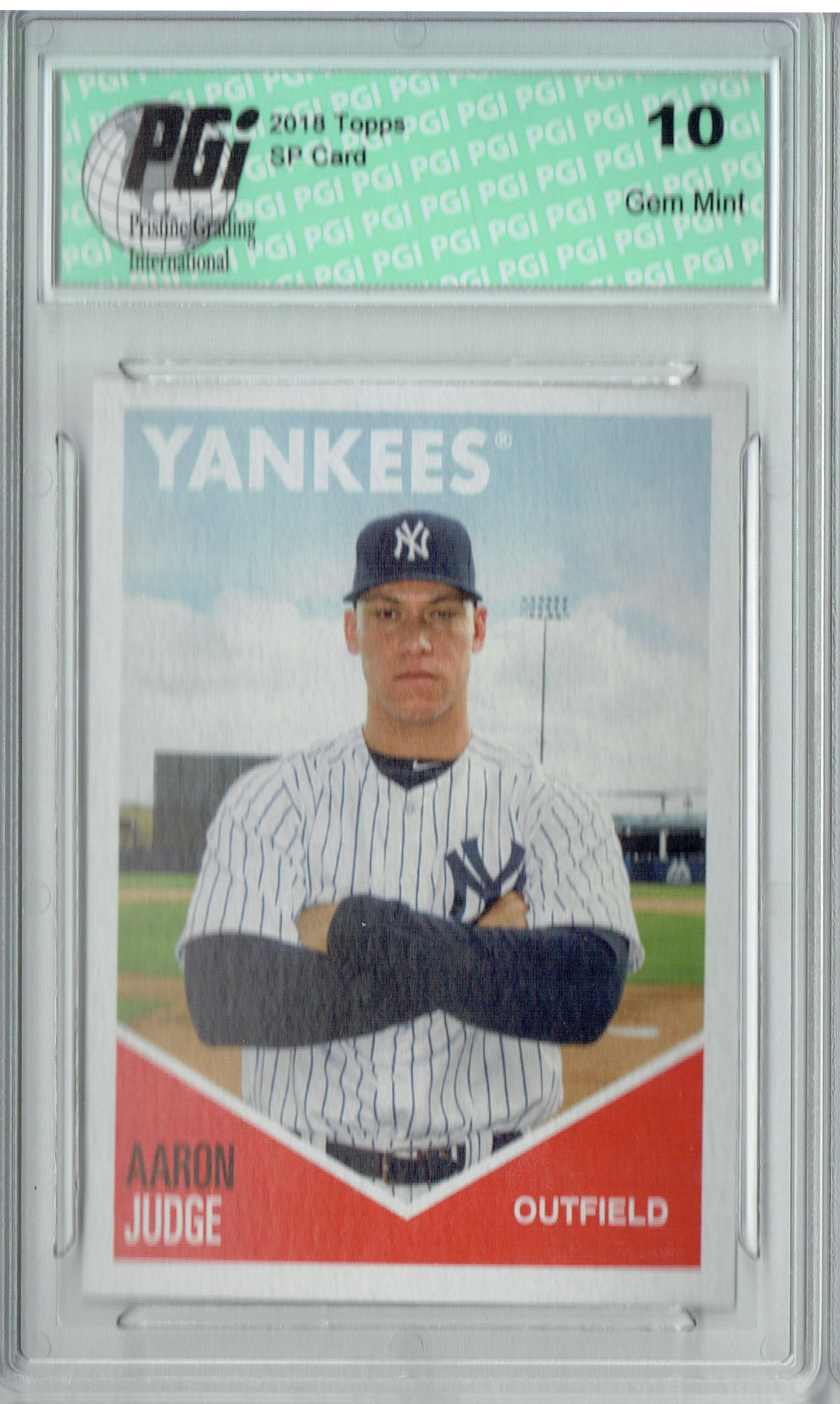 Aaron Judge Autograph Signed 2018 Topps Rookie Card 3 Yankees 