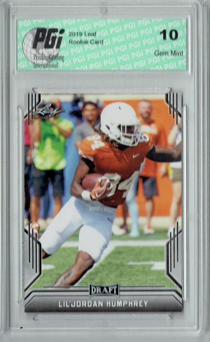 Lil'Jordan Humphrey 2019 Leaf Draft #49 Rookie Card PGI 10