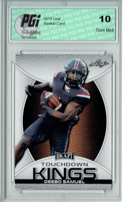 Deebo Samuel 2019 Leaf Draft #81 Touchdown Kings Rookie Card PGI 10