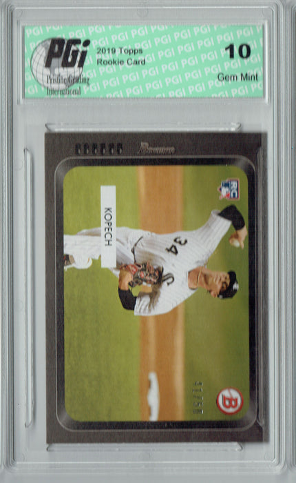 Michael Kopech 2019 Topps #23A 55 Bowman SP #41/50 Rookie Card PGI 10