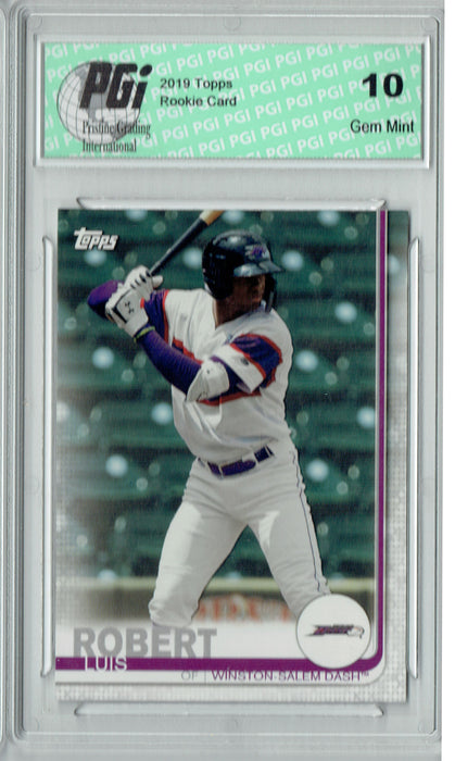 Luis Robert 2019 Topps #102 Pro Debut Rookie Card PGI 10