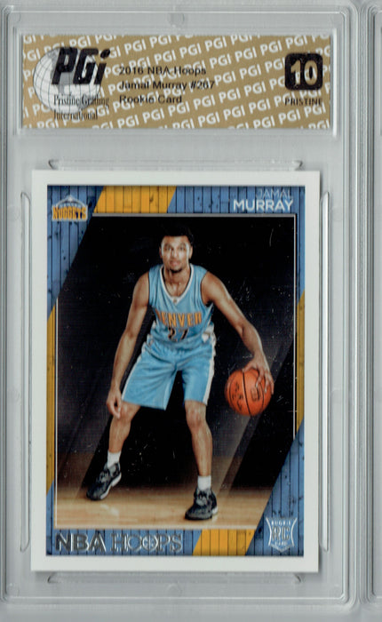 Jamal Murray 2016 NBA Hoops #267 PRISTINE Rookie Card PGI 10