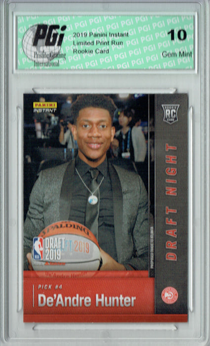 De'Andre Hunter 2019 Panini Instant #DN-DH 1 of 141 Made Rookie Card PGI 10