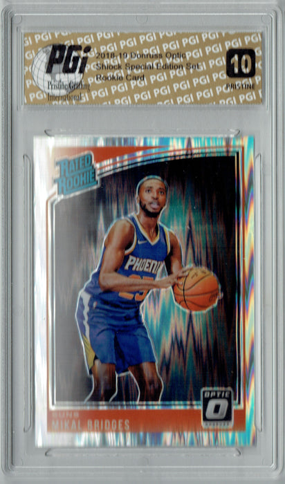 @ Mikal Bridges 2018 Donruss Optic Shock #200 PRISTINE Rookie Card PGI 10