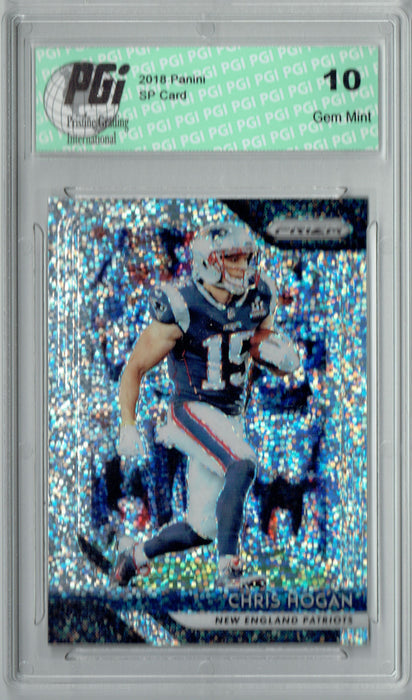 Chris Hogan 2018 Panini SP #73 White Sparkle Card PGI 10