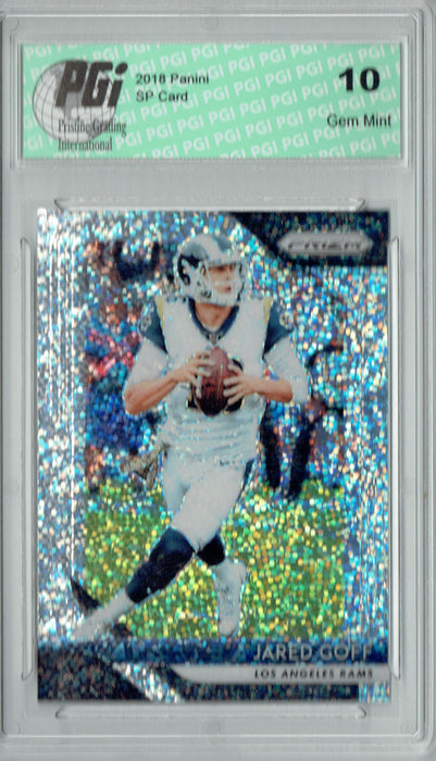 Jared Goff 2018 Panini SP #90 White Sparkle Card PGI 10