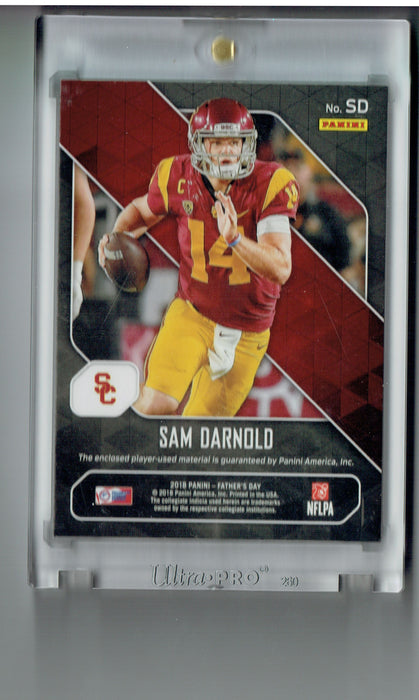 Sam Darnold 2018 Panini #23/25 2 Color Patch Rookie Card New York Jets USC #SD