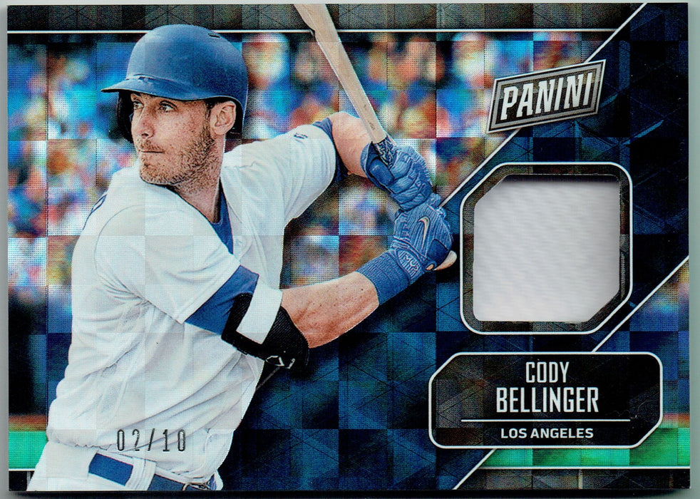 Cody Bellinger 2018 Panini Baseball #2/10 Jersey Card Los Angeles Dodgers #CB