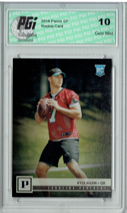 Kyle Allen 2018 Panini Canvas #379 SP Rookie Card PGI 10