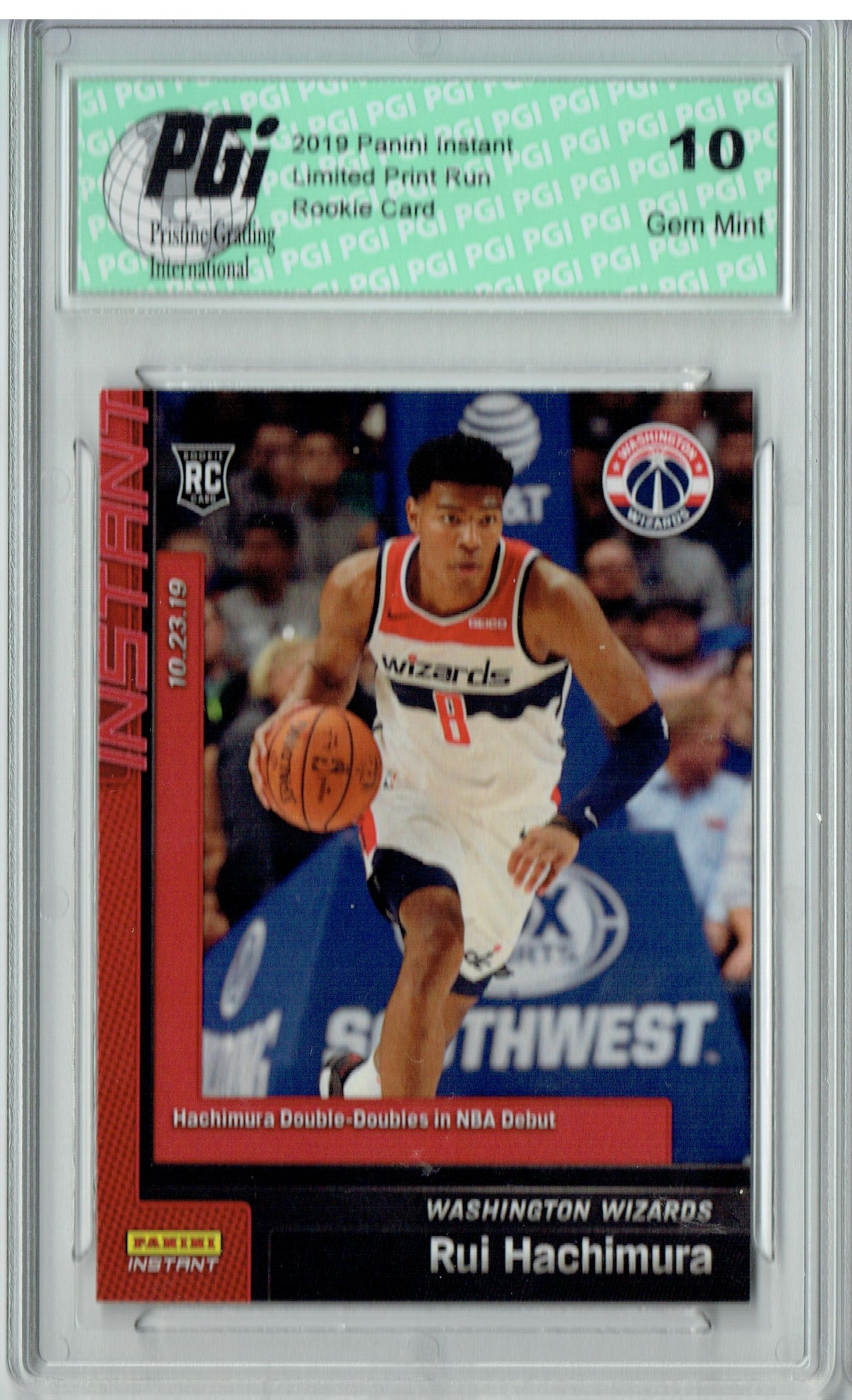 2019-20 PANINI INSTANT Double-Doubles in NBA Debut 八村塁　10位限定　ルーキーカード