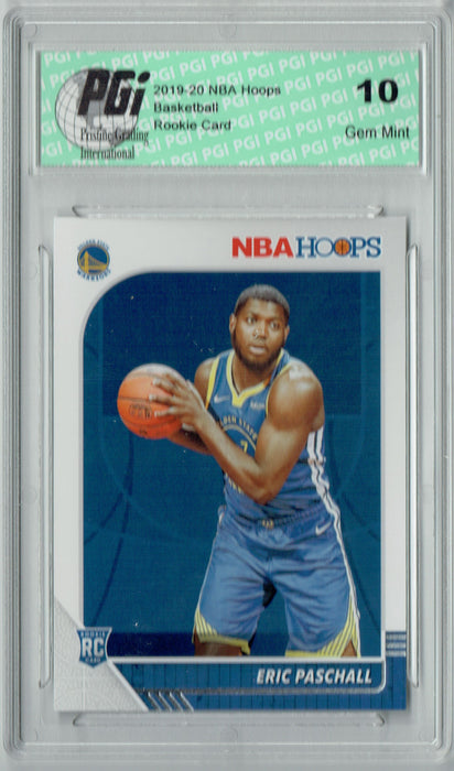 Eric Paschall 2019 NBA Hoops #230 Gem Mint Rookie Card PGI 10