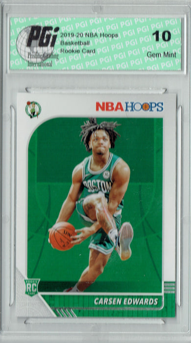 Carsen Edwards 2019 NBA Hoops #227 Gem Mint Rookie Card PGI 10