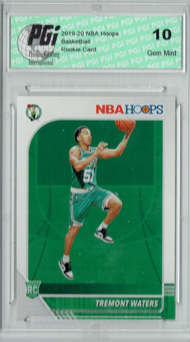 Tremont Waters 2019 NBA Hoops #237 Gem Mint Rookie Card PGI 10