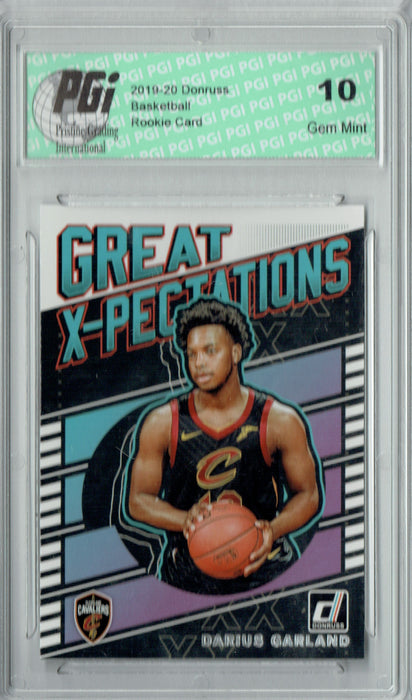 Darius Garland 2019 Donruss #19 Great X-Pectations Rookie Card PGI 10