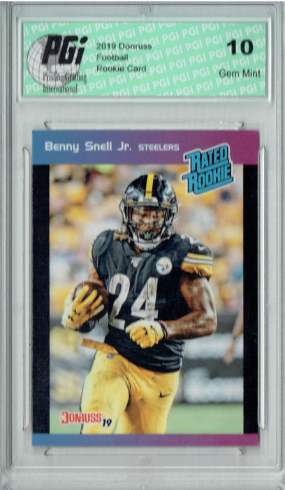 Benny Snell Jr. 2019 Donruss #34 Rated Rookie Retro 1/280 Rookie Card PGI 10