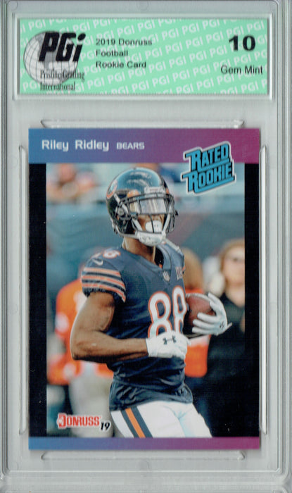 Riley Ridley 2019 Donruss #35 Rated Rookie Retro 1/280 Rookie Card PGI 10