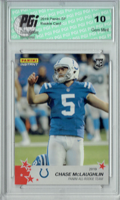 Chase McLaughlin 2019 Panini #23 All Rookie Team 1 of 240 Rookie Card PGI 10