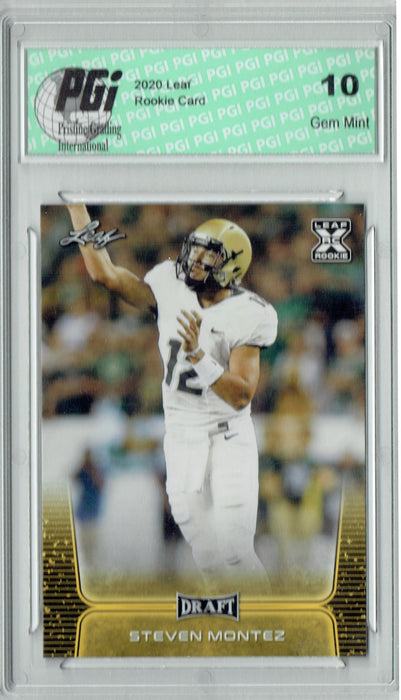 Steven Montez 2020 Leaf Draft Gold #55 Gem Mint Rookie Card PGI 10