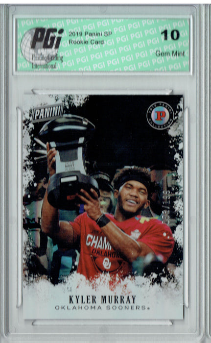 Kyler Murray 2019 Panini SP #KM SP #53/199 Rookie Card PGI 10