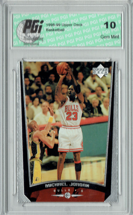 Michael Jordan 1998 Upper Deck #230d Card PGI 10