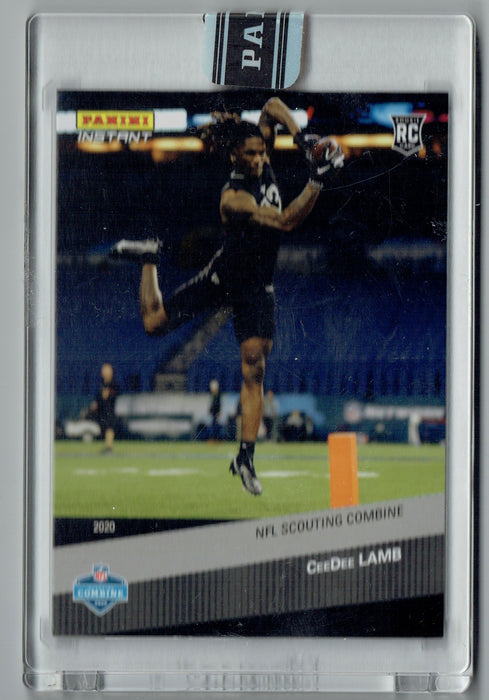 CeeDee Lamb 2020 Panini Instant #6 True 1 of 1, 1/1 NFL Combine Rookie Card