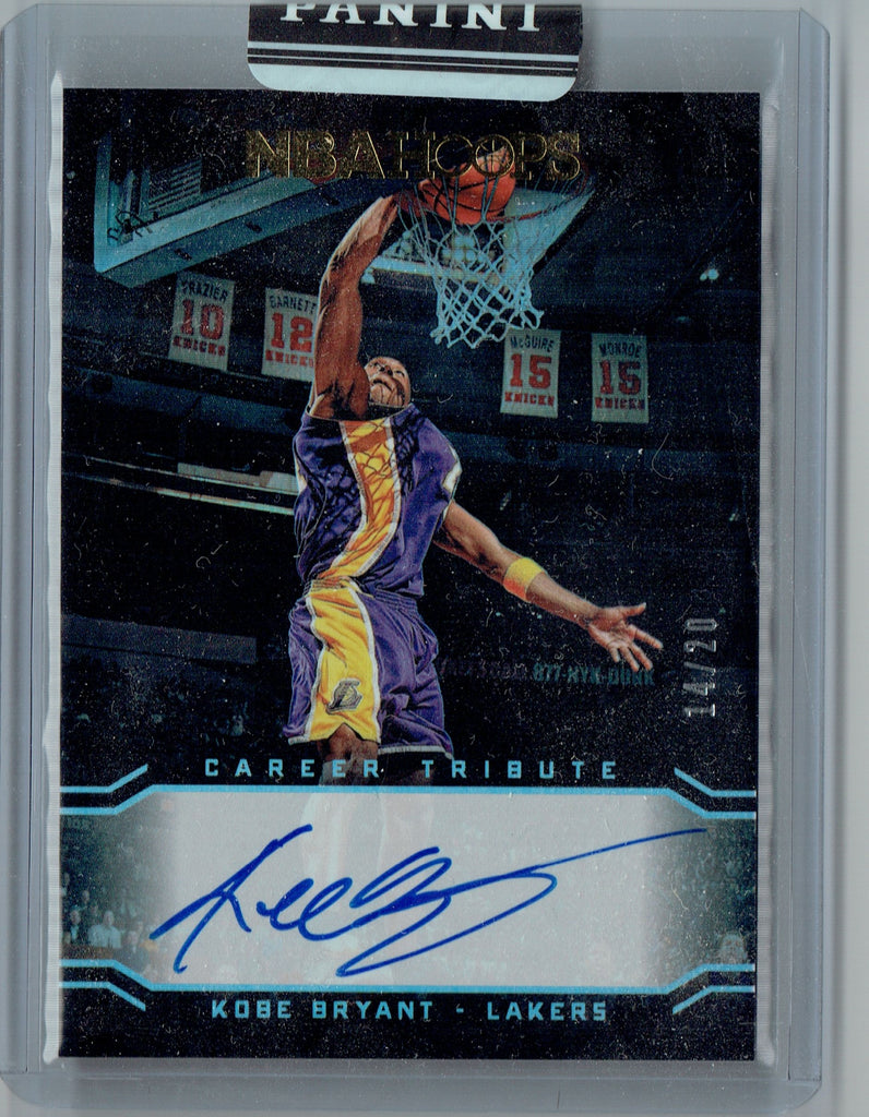 Kobe Bryant 2017 NBA Hoops Basketball Auto Card #297, #14 of 20