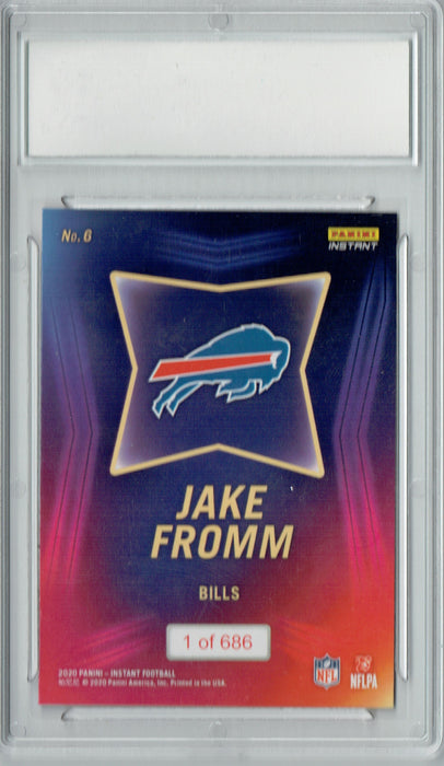 Jake Fromm 2020 Panini Instant #6 NFL Draft 686 Made Rookie Card PGI 10