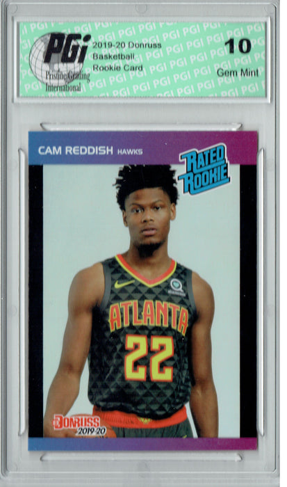 Cam Reddish 2019 Donruss #9 Retro Rated Rookie 1/3431 Rookie Card PGI 10