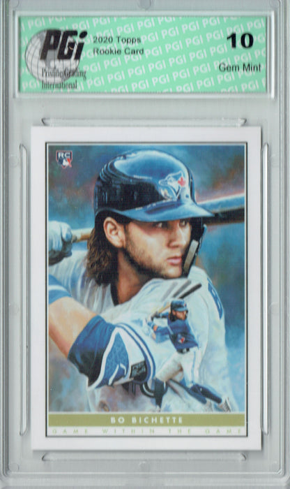 Bo Bichette 2020 Topps #4 Game Within a Game Rookie Card PGI 10