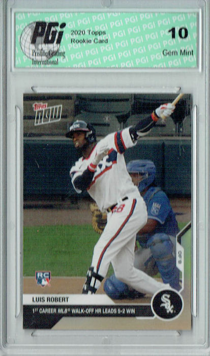 Luis Robert 2020 Topps Now #177 Only 6,100 Made Rookie Card PGI 10