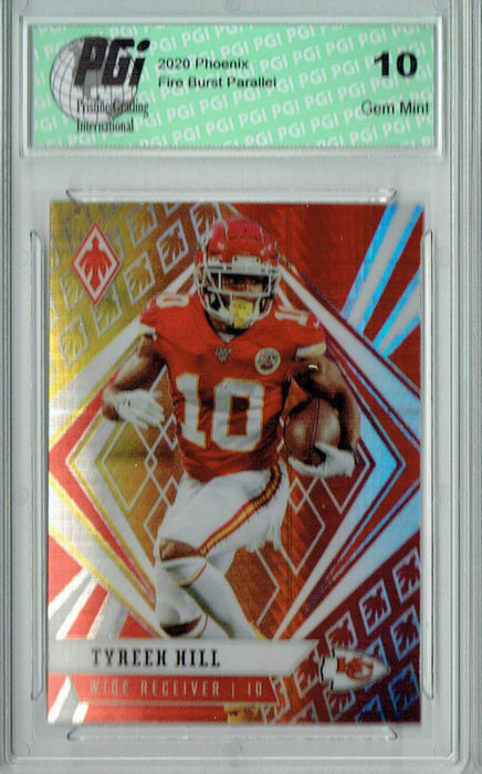 Tyreek Hill 2020 Phoenix #46 Fanatics Fire Burst Card PGI 10