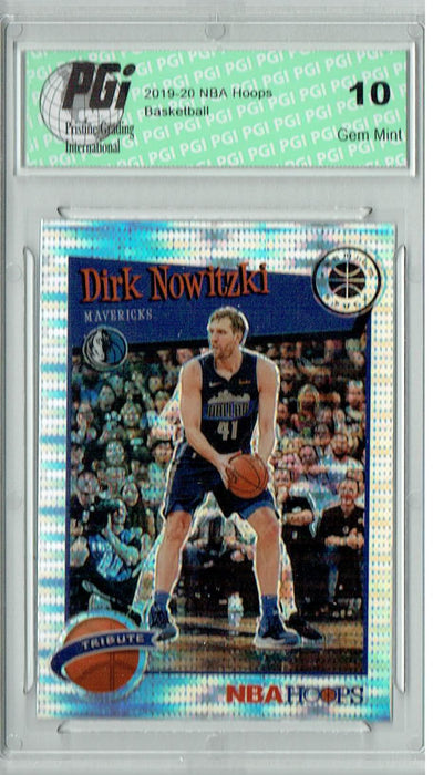 Dirk Nowitzki 2019 NBA Hoops #282 Pulsar Premium Stock Card PGI 10