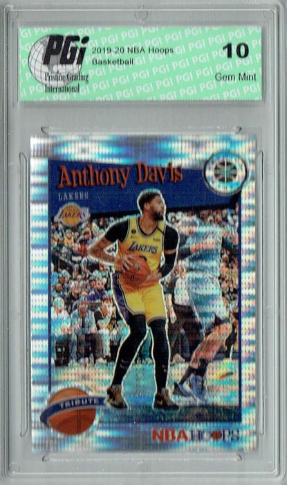 Anthony Davis 2019 NBA Hoops #294 Pulsar Premium Stock Card PGI 10