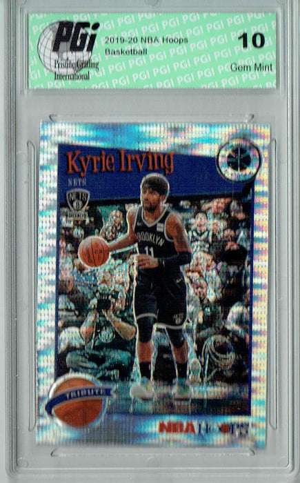 Kyrie Irving 2019 NBA Hoops #290 Pulsar Premium Stock Card PGI 10