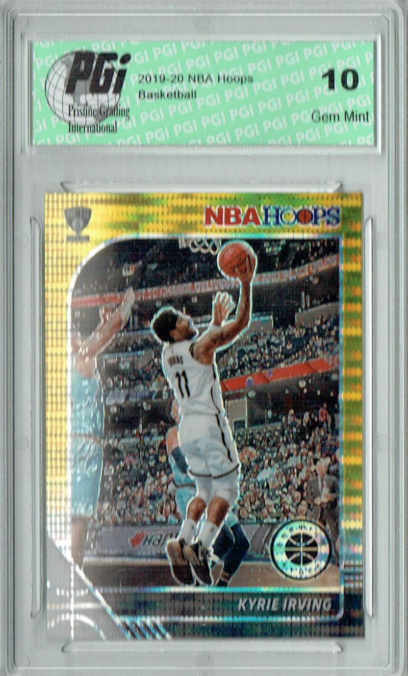 Kyrie Irving 2020 NBA Hoops #11 Pulsar Premium Gold Card PGI 10